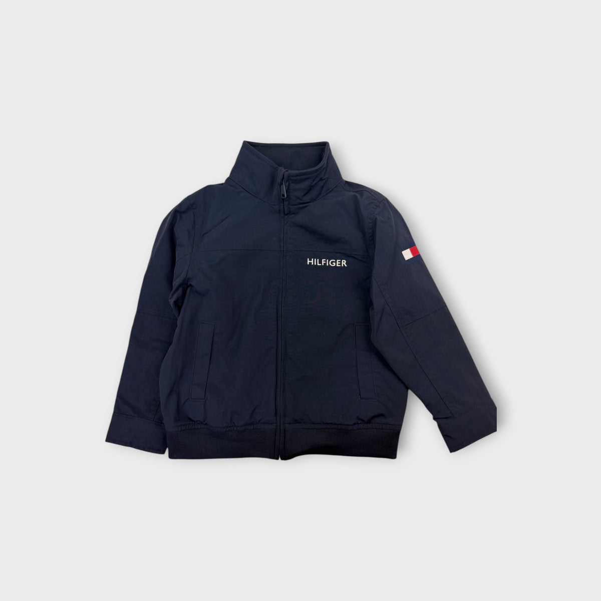 Tommy Hilfiger Navy Zip Jacket, Size 4-5