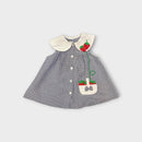 Vintage Strawberry Gingham Blouse, Size 4