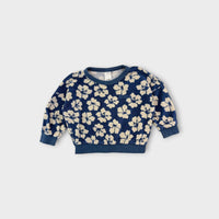 Bonds Terry Towelling Flower Print Jumper, Size 1