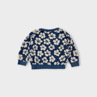Bonds Terry Towelling Flower Print Jumper, Size 1