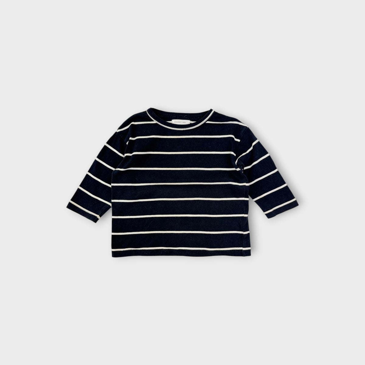Assembly Label Stripe Long Sleeve, Size 2