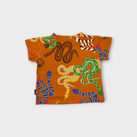 Kip & Co Snake Print T-Shirt, Size 2