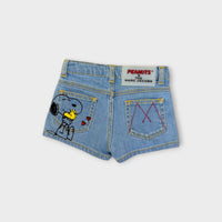 Little Marc Jacobs x Peanuts Snoopy Denim Shorts, Size 3