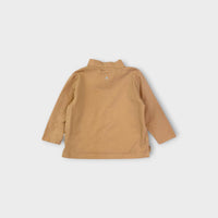 Goldie & Ace Tan Mock Neck Top, Size 1