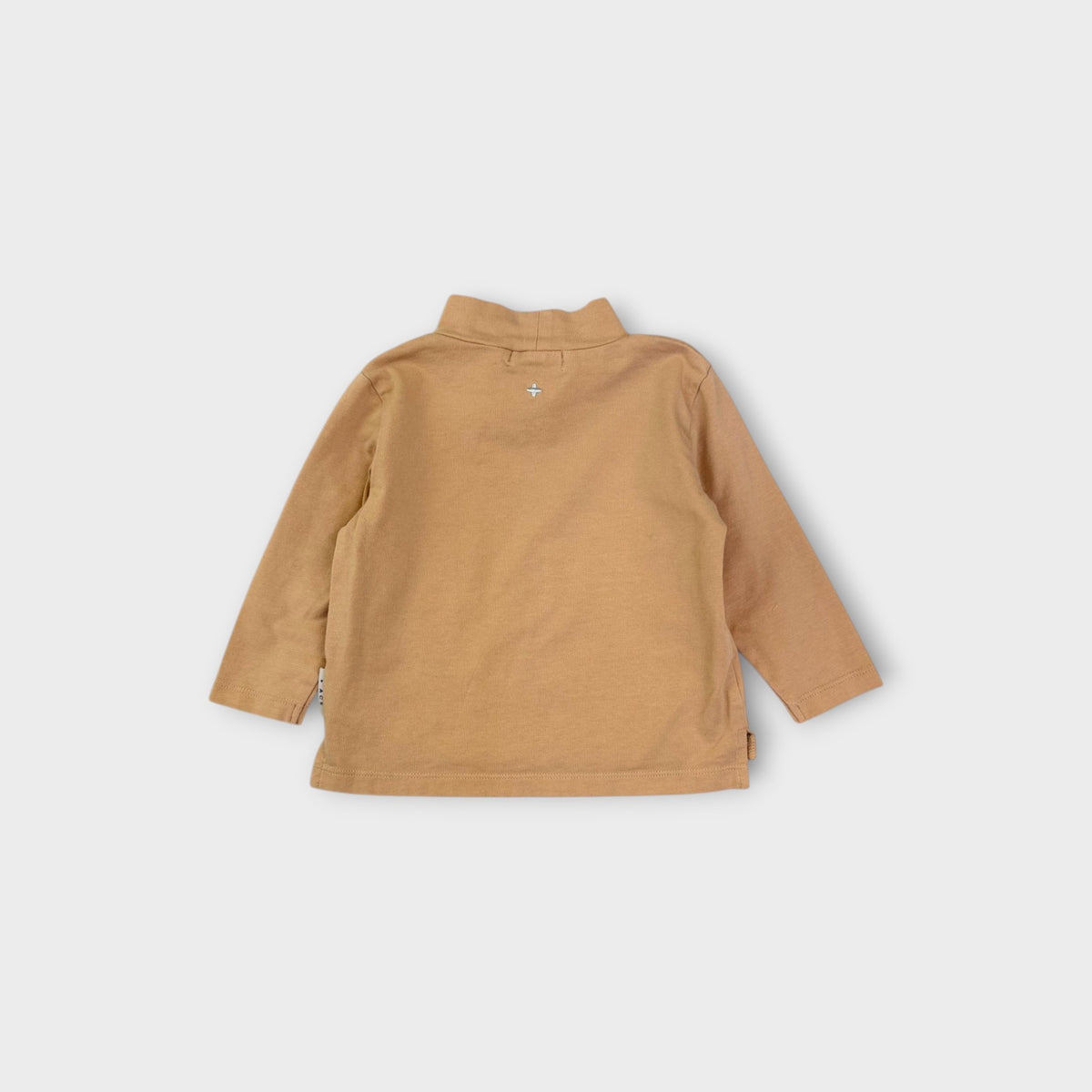 Goldie & Ace Tan Mock Neck Top, Size 1