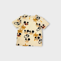 Mini Rodini Mouse Palm Tree T-Shirt, Size 2-3