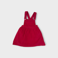 Jacadi Paris Red Corduroy Pinafore Dress, Size 18M