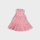 Pink Gingham Tiered Dress, Size 1