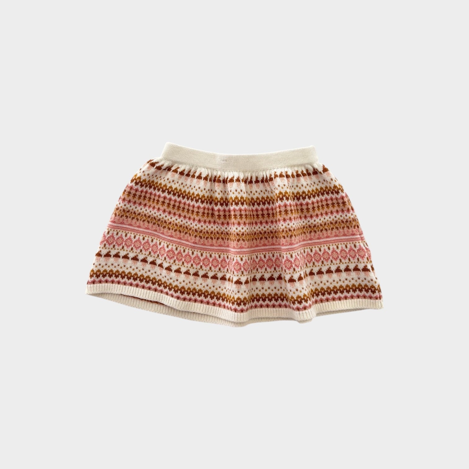Patterned Knit Skirt, Size 3