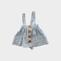 Lacey Lane Gingham Pinafore Skirt, Size 3