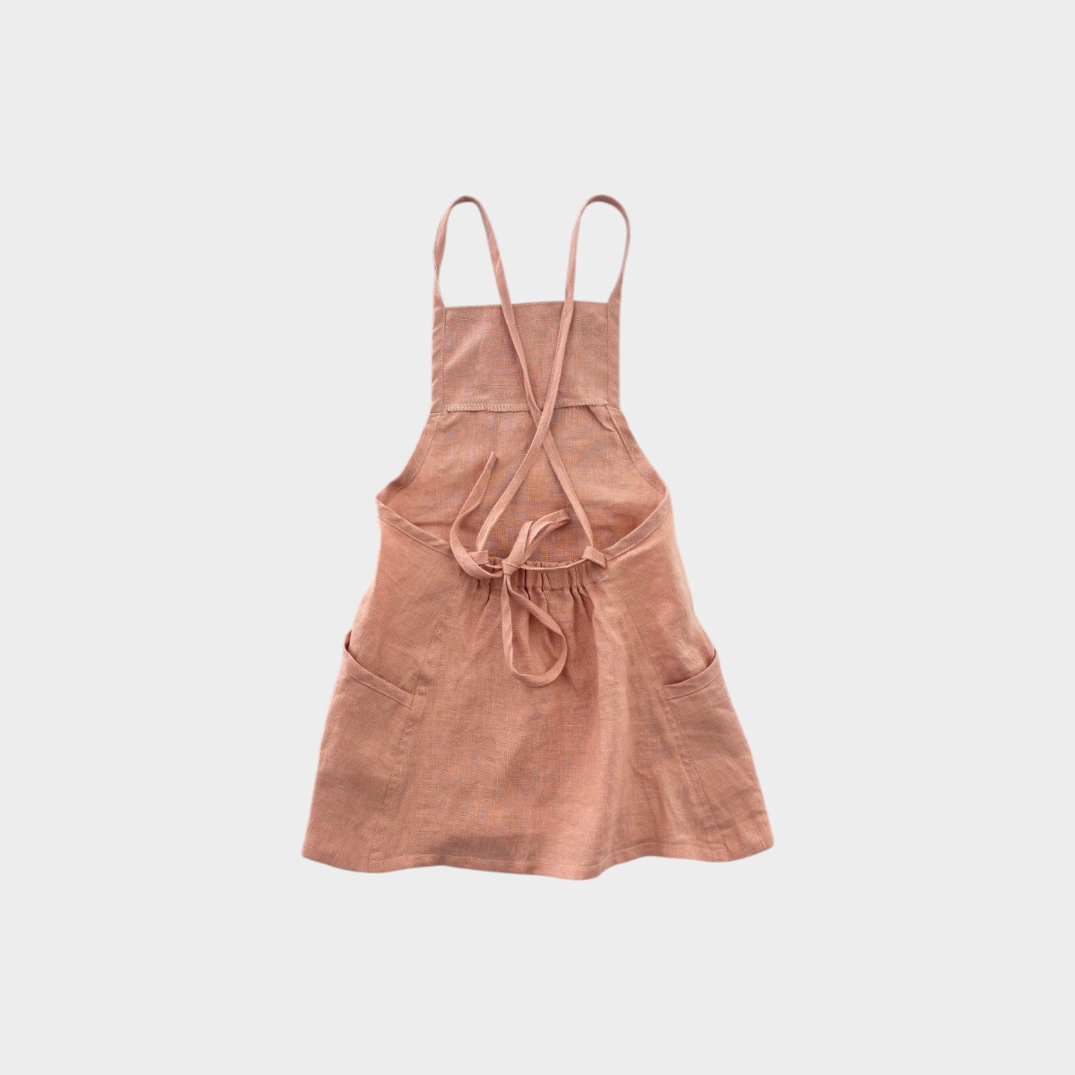 Kindje Pink Linen Dress, Size 3