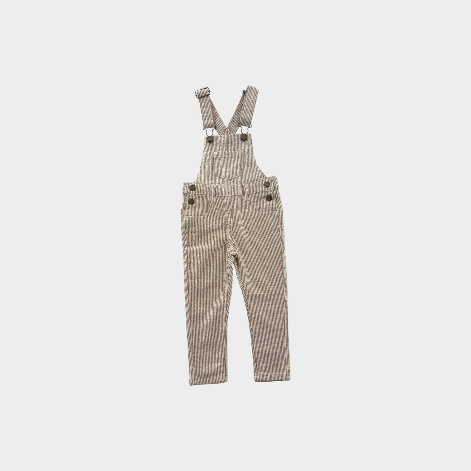 Jamie Kay Stripe Overalls, Size 3