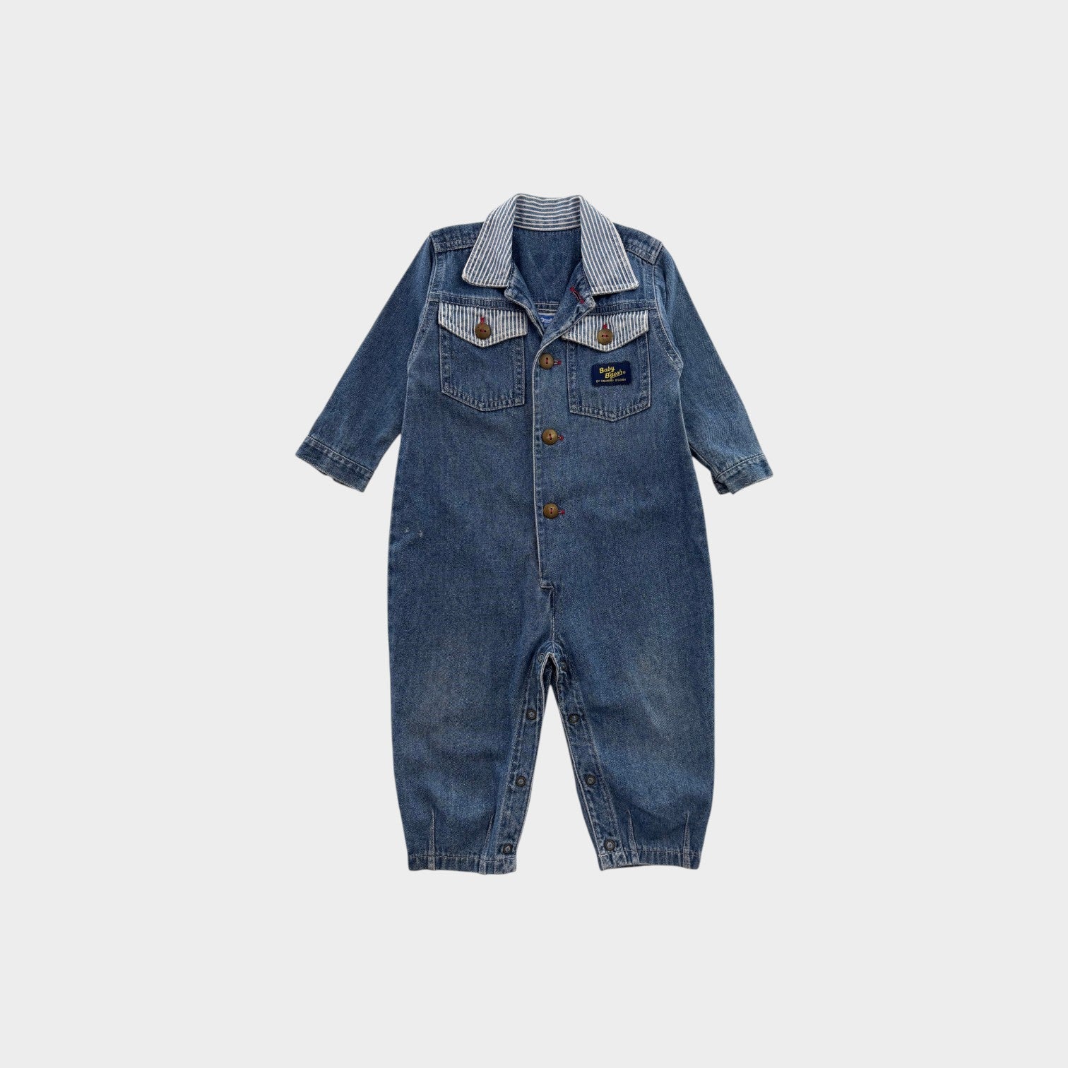 Vintage Oshkosh B'Gosh Denim Boiler Suit, Size 2