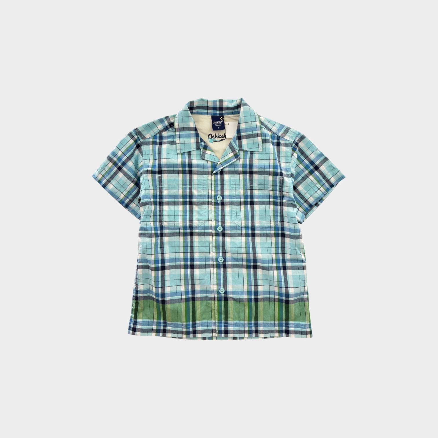 Oshkosh B'Gosh Plaid Shirt, Size 4