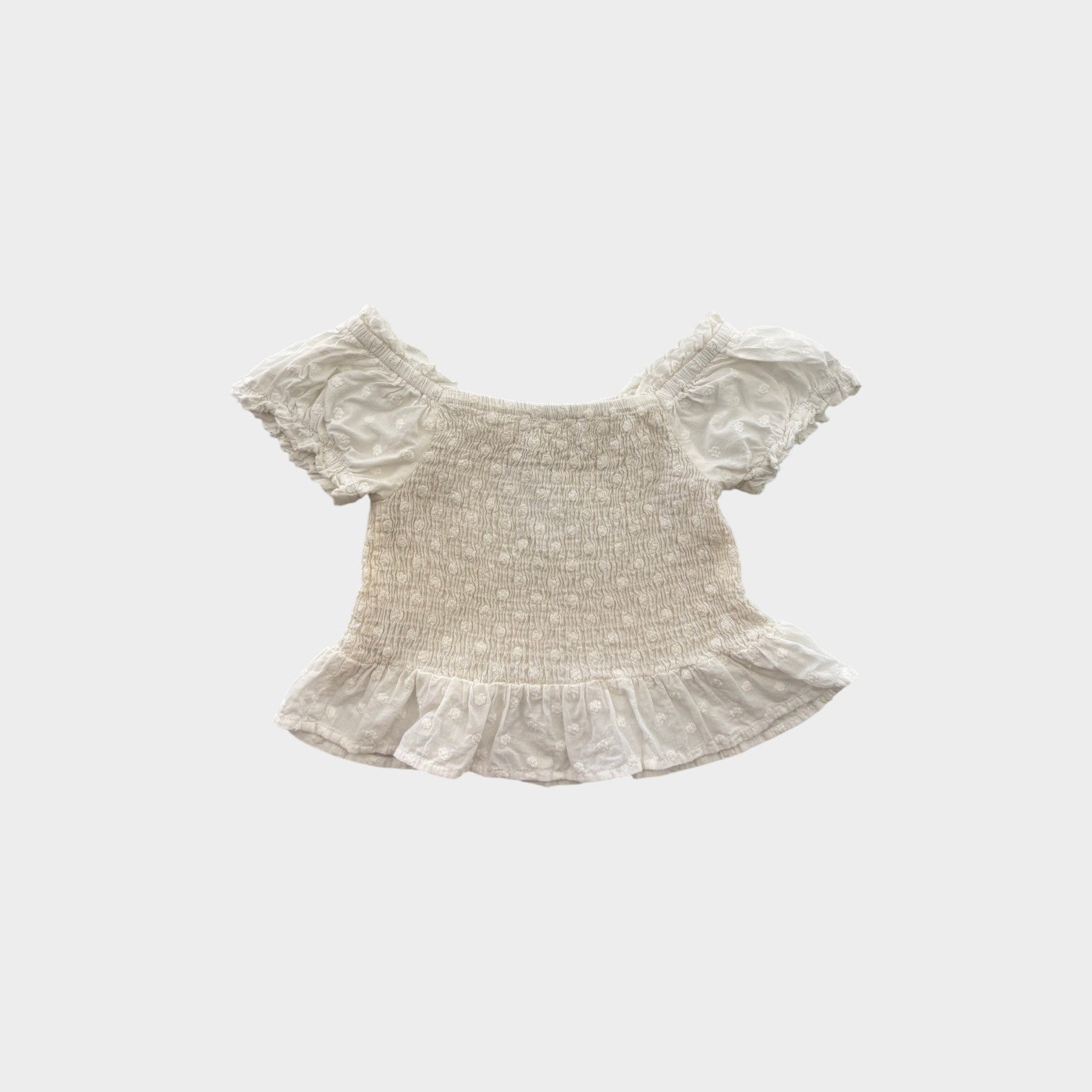 House of Paloma Smocked Blouse, Size 4