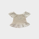 House of Paloma Smocked Blouse, Size 4