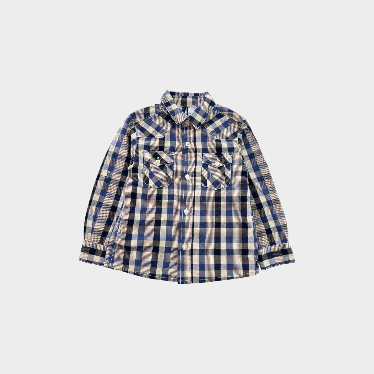 Fred Bare Plaid Shirt, Size 4