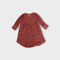 Rust Cherry Terry Dress, Size TBC