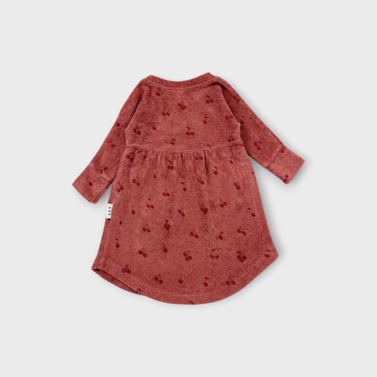 Rust Cherry Terry Dress, Size TBC