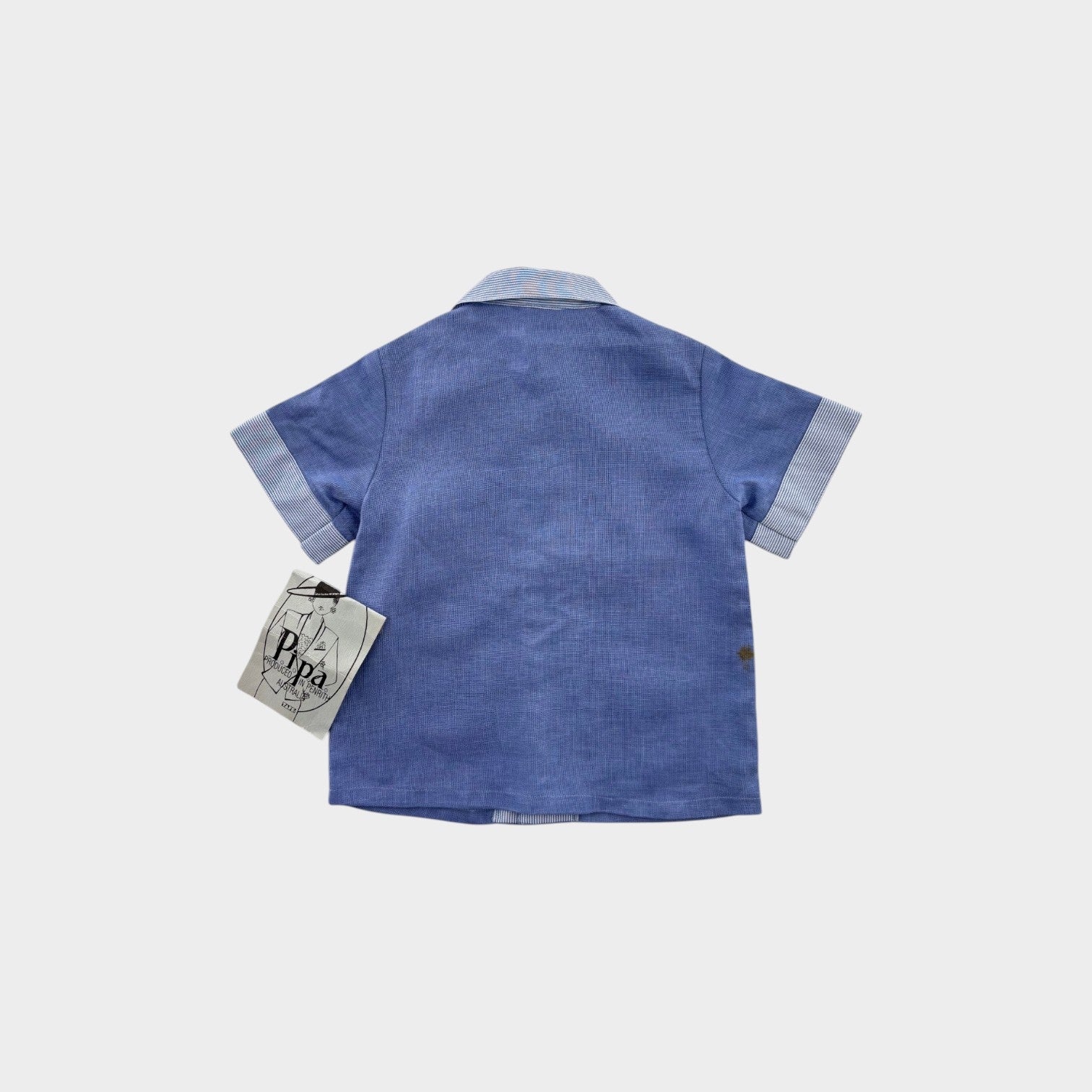 Vintage Blue Shirt & Pant Set, Size 4