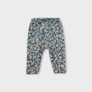 Blue Floral Pants, Size TBC