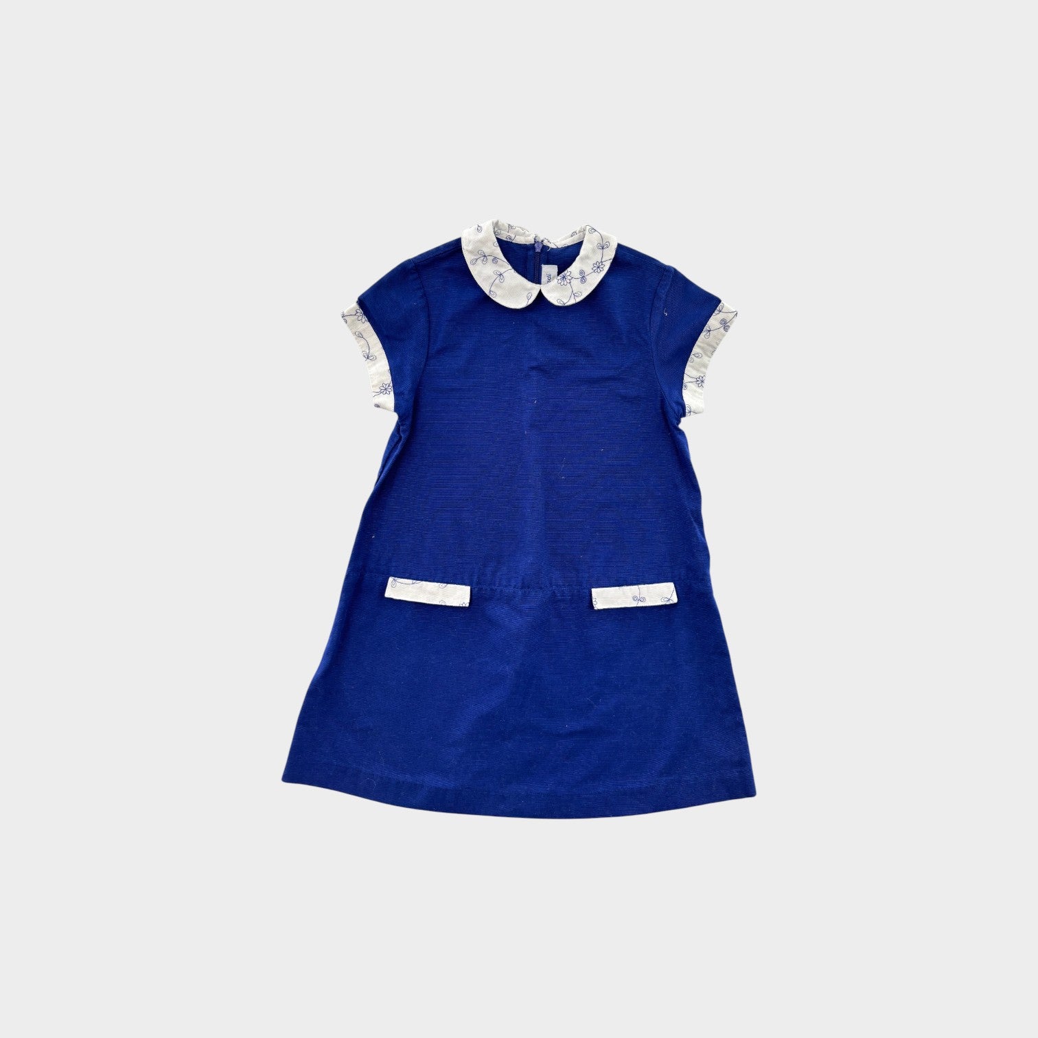 Jacadi Paris Blue Dress, Size 4