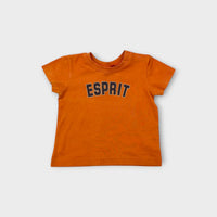 Esprit Orange Logo T-Shirt, Size TBC