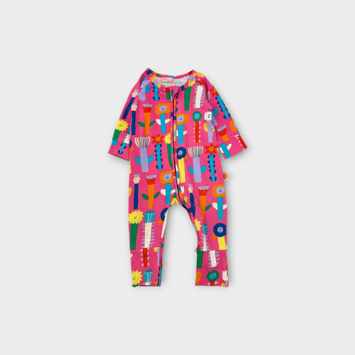 Halcyon Nights Pink Flower Zip Romper, Size TBC