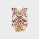 Milla by Camilla Pink Baroque Bodysuit, Size 6-12M