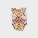 Milla by Camilla Pink Baroque Bodysuit, Size 6-12M