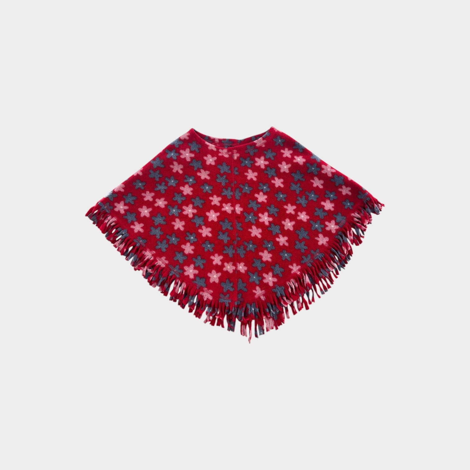 Vintage Pepito Australia Floral Poncho, Size 6