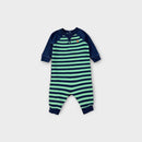 Ralph Lauren Navy & Green Stripe Romper, Size TBC