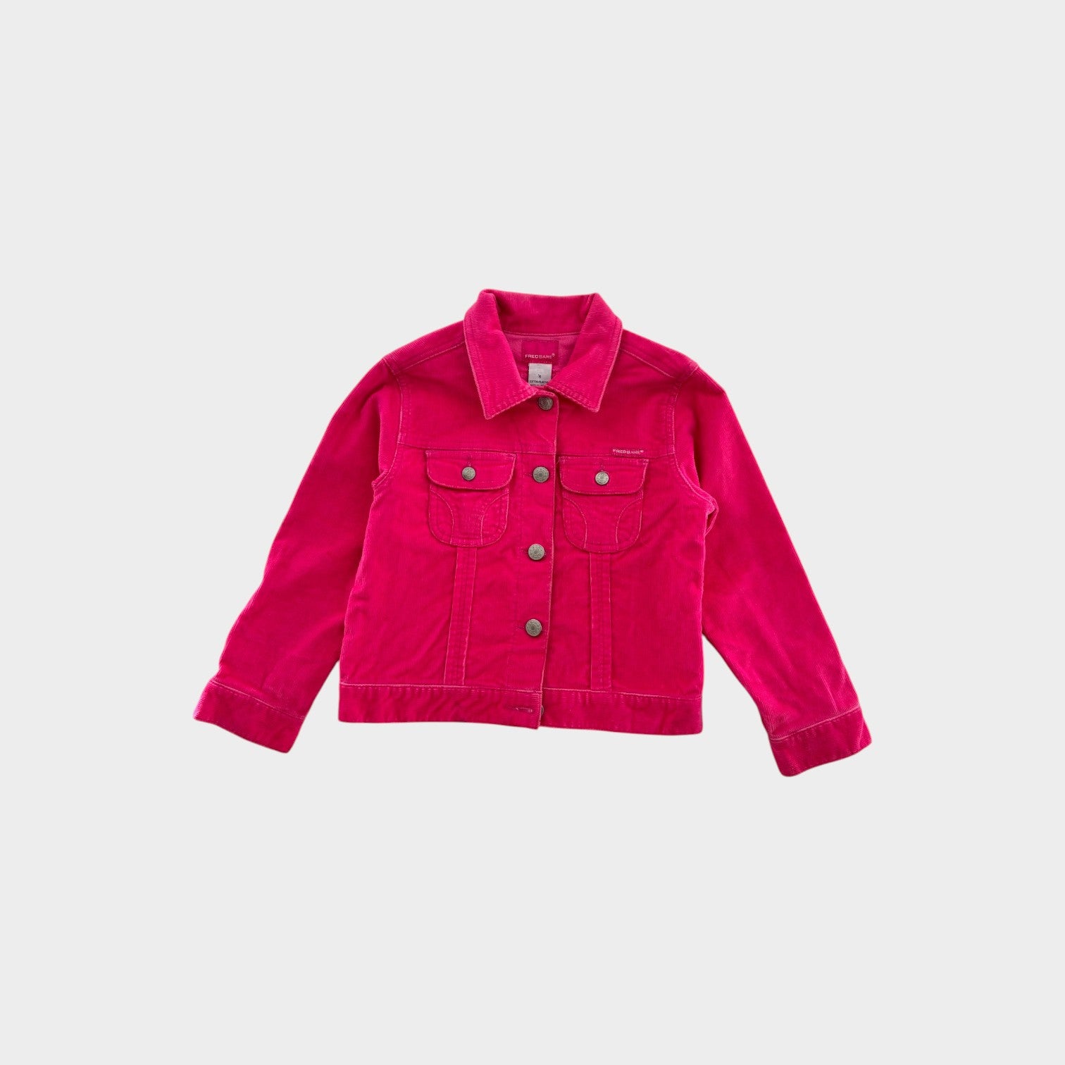 Retro Fred Bare Pink Corduroy Jacket, Size 6