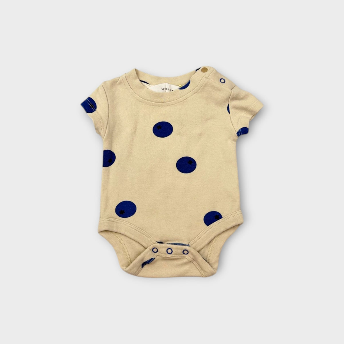 Susukoshi Blueberry Print Bodysuit, Size TBC