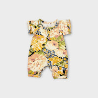 Yellow Floral Romper, Size TBC