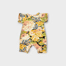 Yellow Floral Romper, Size TBC
