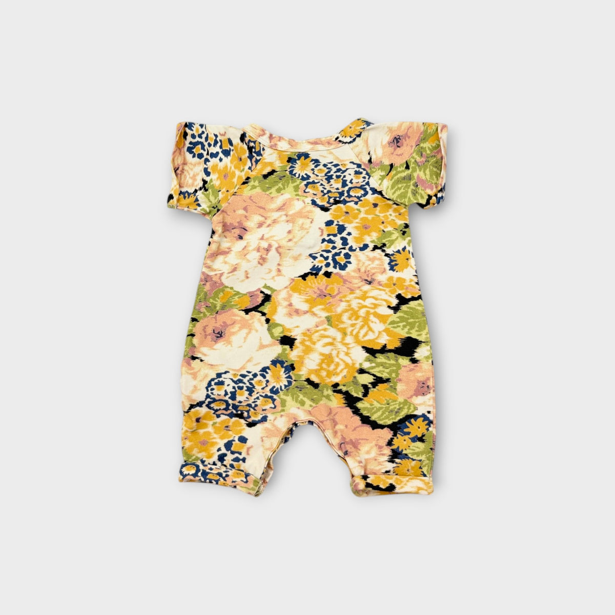 Yellow Floral Romper, Size TBC