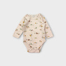 Purebaby Garden Print Bodysuit, Size 00