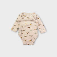 Purebaby Garden Print Bodysuit, Size 00