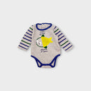 Grey Fish Print Bodysuit, Size TBC