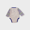 Grey Fish Print Bodysuit, Size TBC