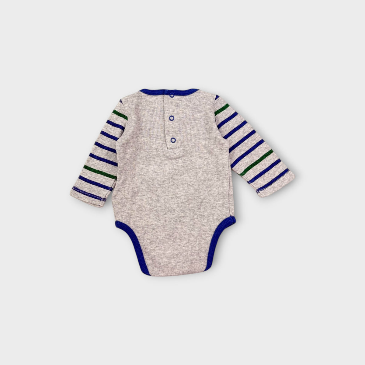 Grey Fish Print Bodysuit, Size TBC