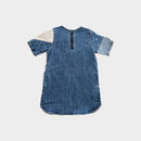 Stella McCartney Denim Patch Mini Dress, Size 5