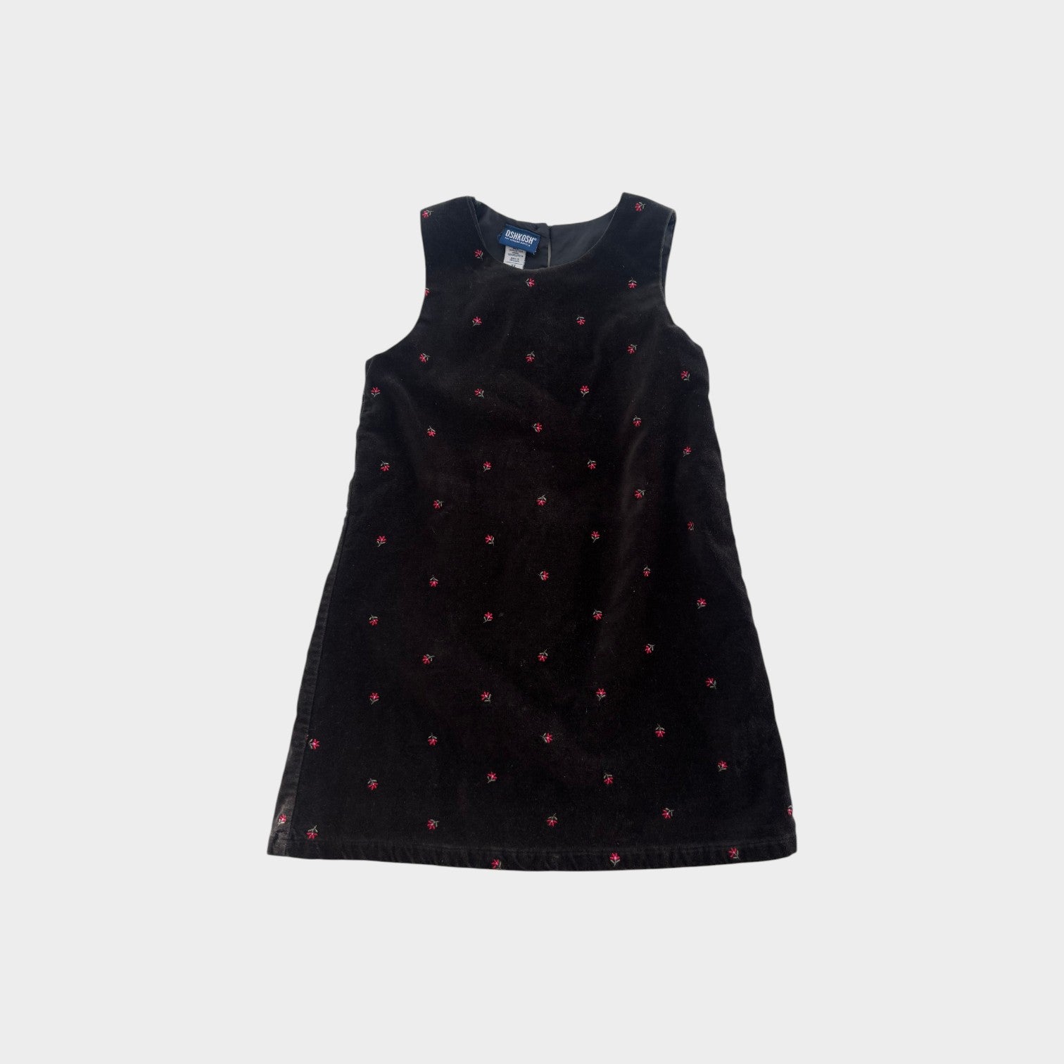 Vintage Oshkosh B'Gosh Velvet Dress, Size 6