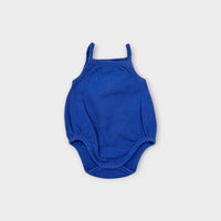 Cobalt Blue Waffle Romper, Size TBC