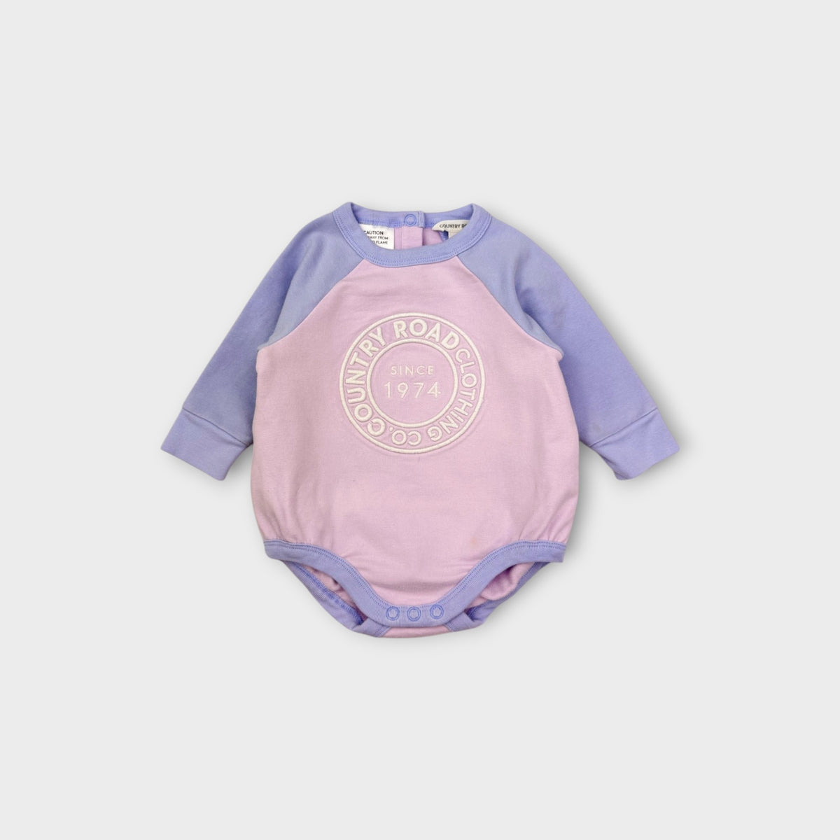 Country Road Pink & Lilac Logo Romper, Size TBC