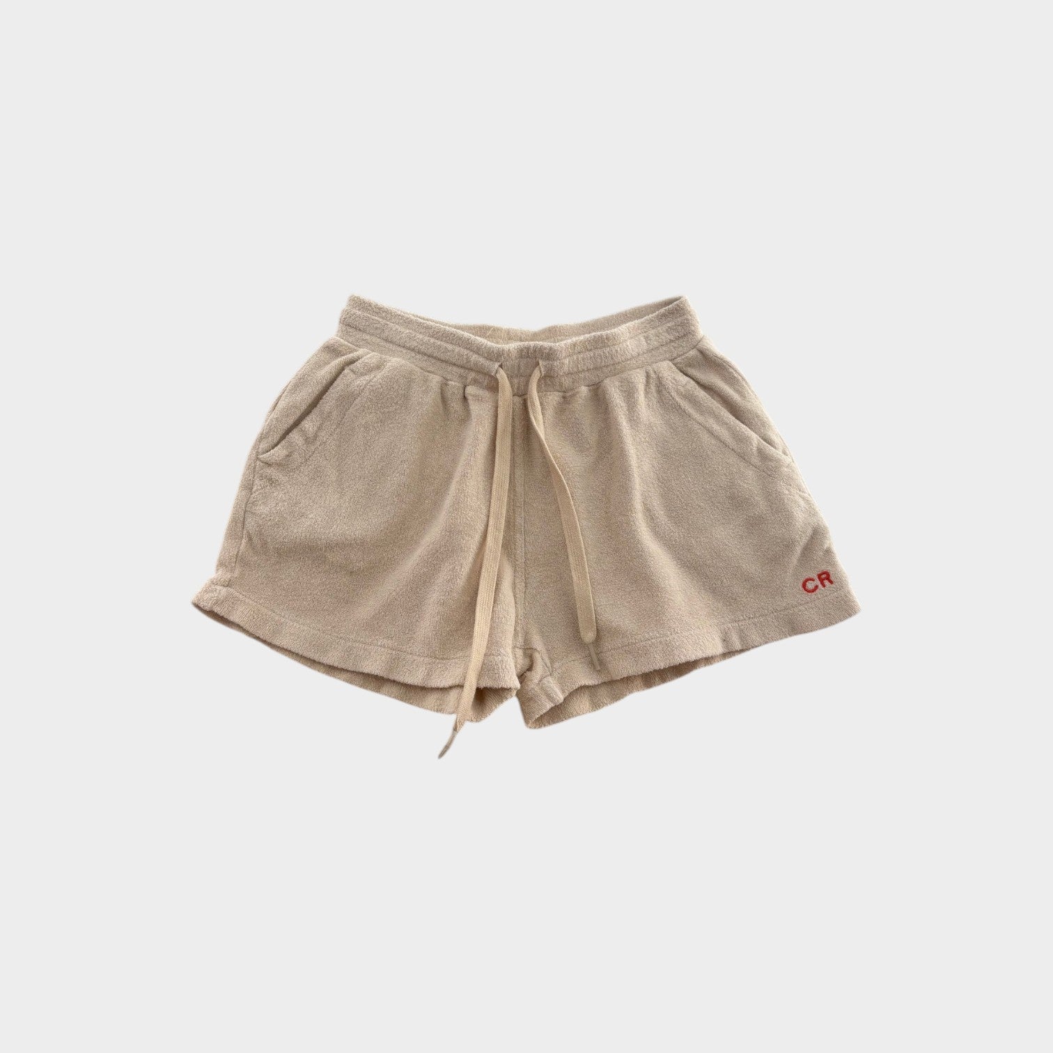 Country Road Cream Terry Shorts, Size 5
