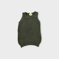 Green Knit Vest, Size TBC