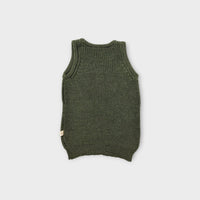 Green Knit Vest, Size TBC