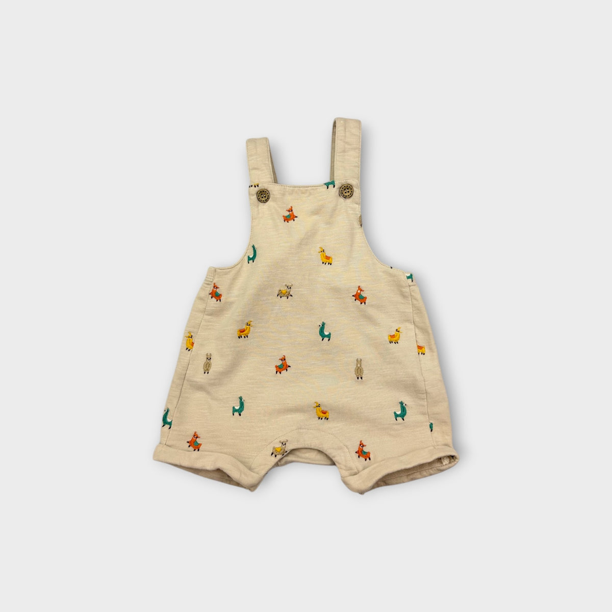 Beige Llama Overalls, Size TBC